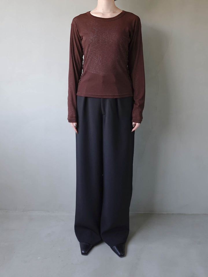 モデル身長：162cm / カラー：Brown