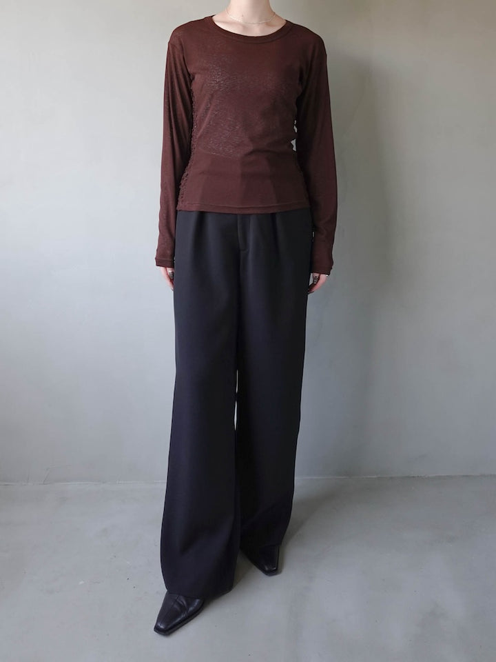 モデル身長：162cm / カラー：Brown
