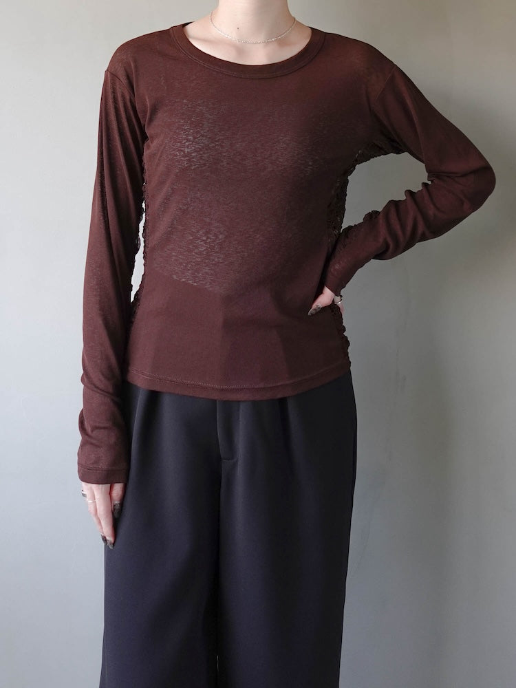 モデル身長：162cm / カラー：Brown