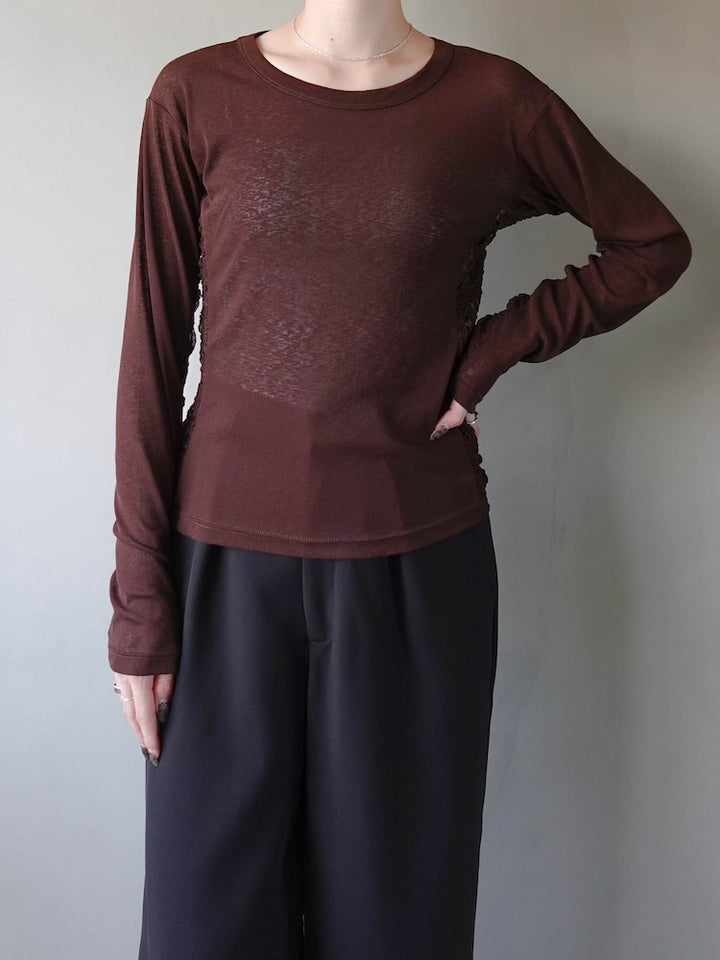 モデル身長：162cm / カラー：Brown