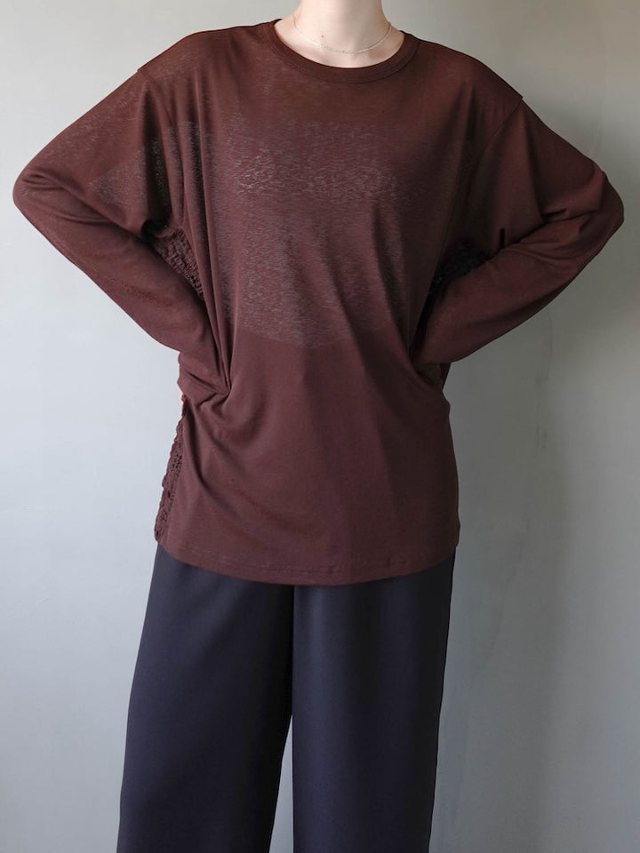 モデル身長：162cm / カラー：Brown