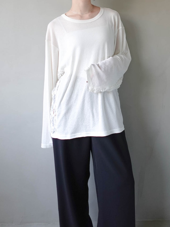 モデル身長：162cm / カラー：Ivory