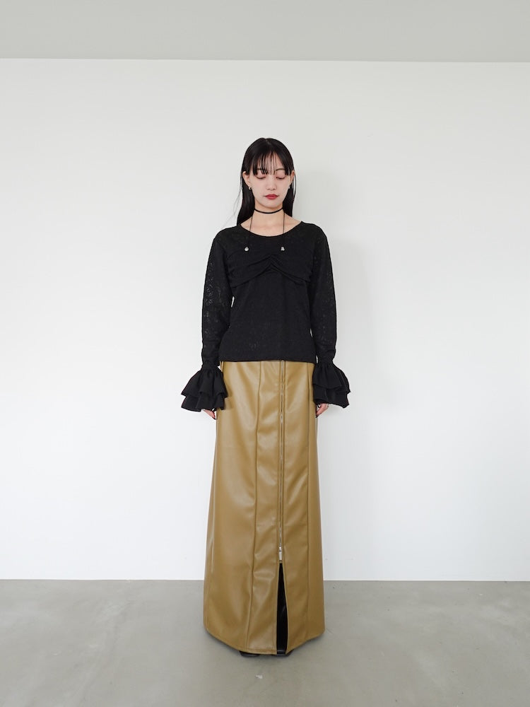 Gather Bust Lace Top｜レーストップス – MARTE