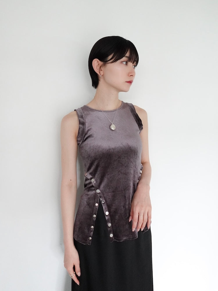 トップス MARTE Velour Art Print Top / 03 Velour Art Print Top｜ベロアTシャツ – MARTE
