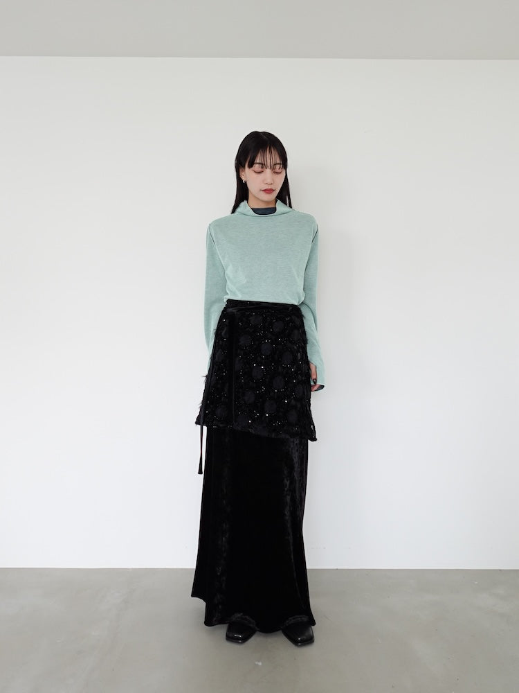 モデル身長：158cm / カラー：Black