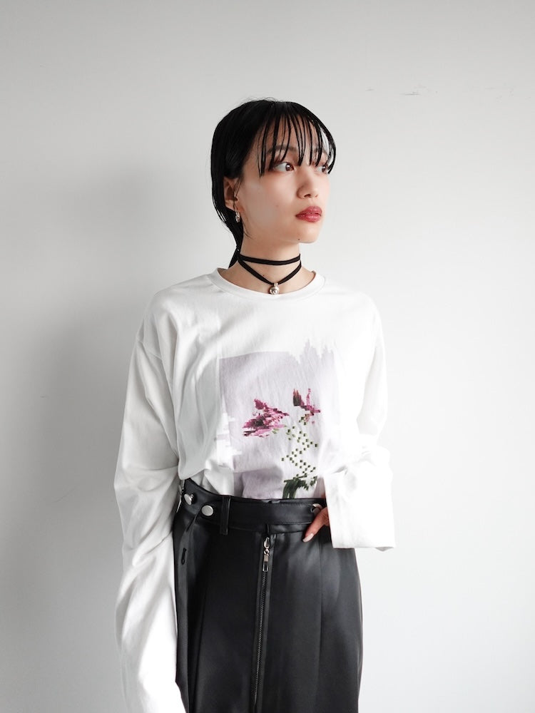 モデル身長：158cm / カラー：White Pixely