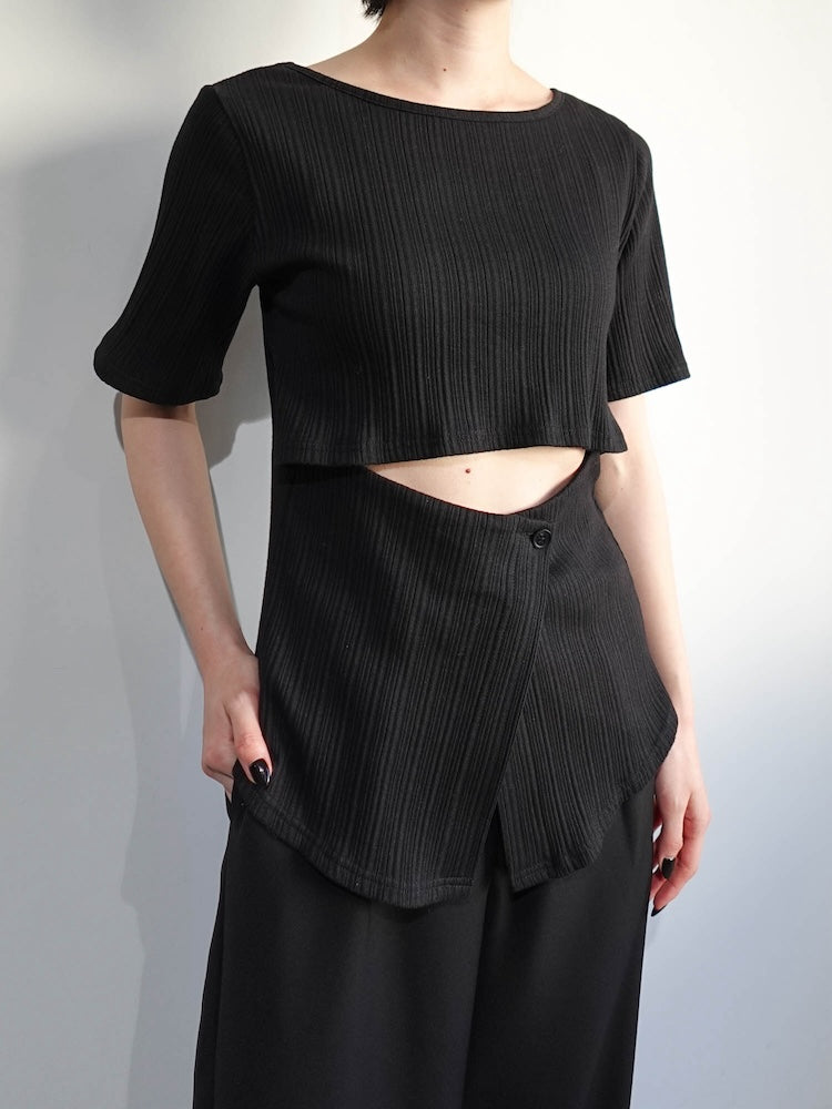 モデル身長：162cm / カラー：Black