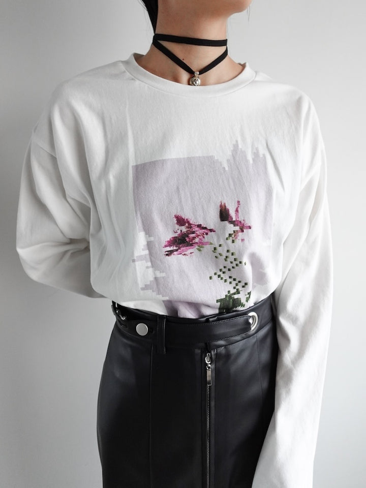 モデル身長：158cm / カラー：White Pixely