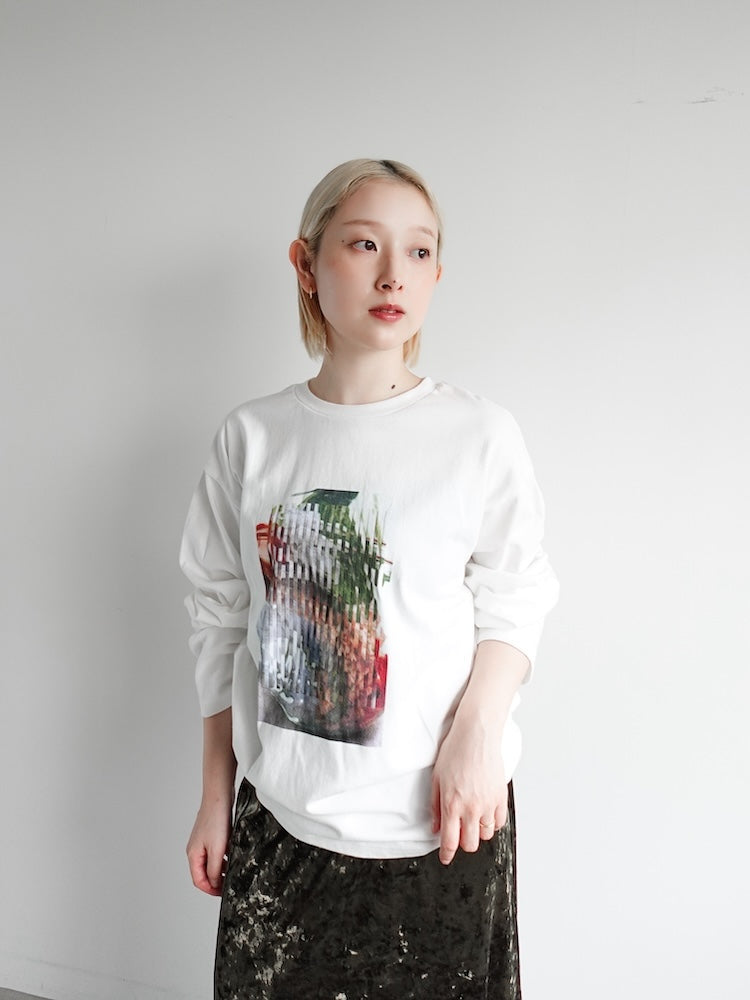 モデル身長：153cm / カラー：White Stripes