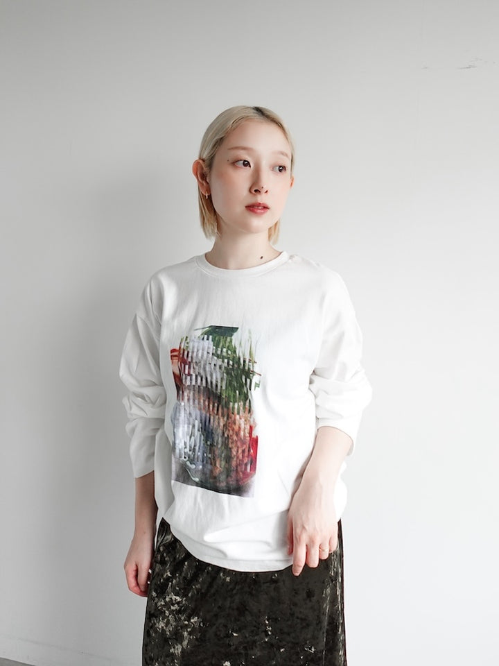 モデル身長：153cm / カラー：White Stripes
