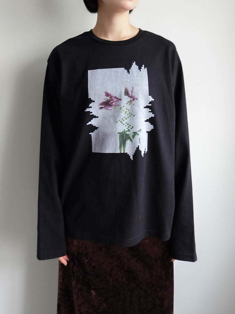 Flower Photo Long Tee|グラフィック ロンT – MARTE Flower Photo Long Tee|グラフィック ロンT – MARTE