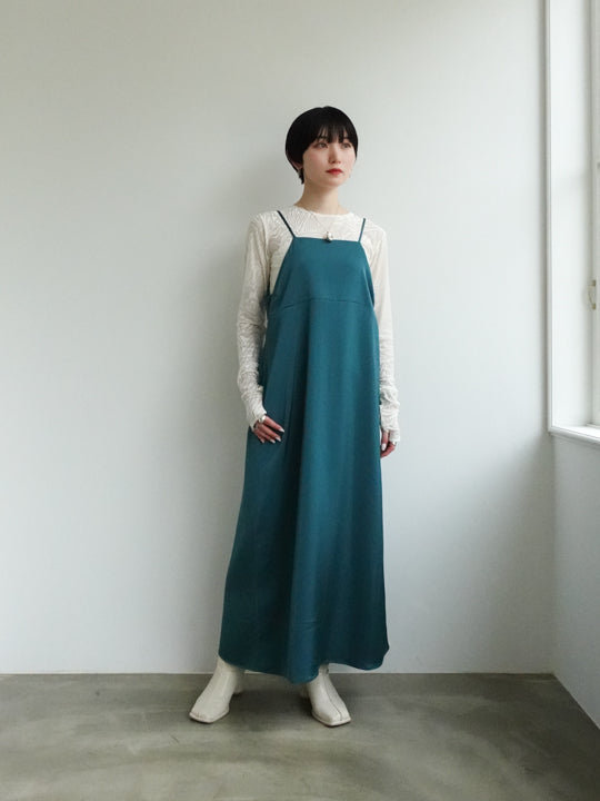 gather satin camisole onepiece | Katrin TOKYO
