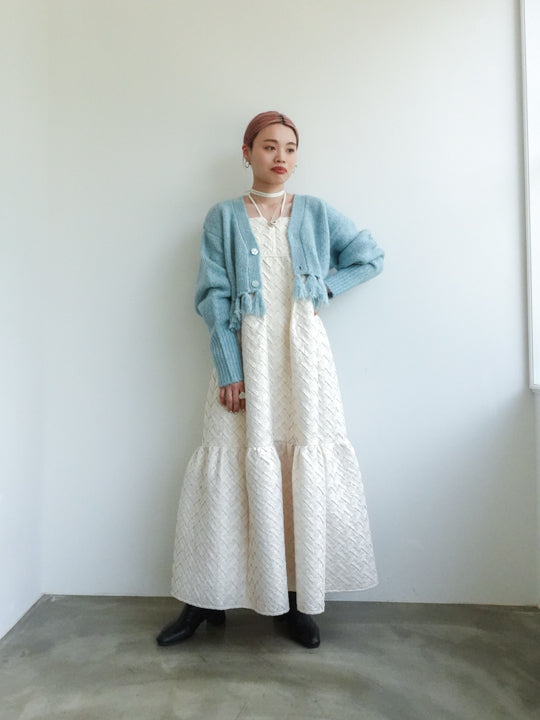 ワンピース marte sahara smocking design dress Smocking Design Dress｜ボリュームAラインワンピース – MARTE