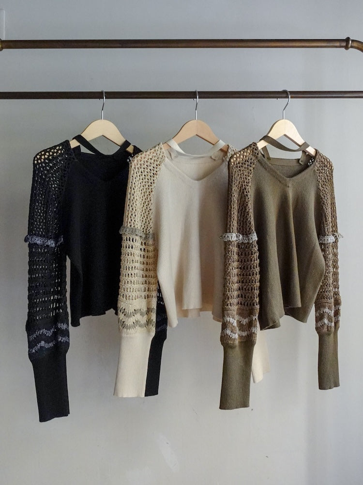 Choker Design Knit｜アクリルニット – MARTE