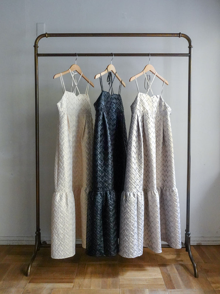 ワンピース MARTE sahara Smocking Design Dress marte shara Smocking Design Dress