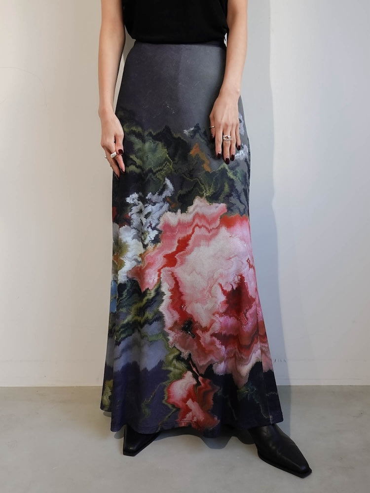 sahara｜アートプリントスカート Art Print Skirt/アートプリントスカート（スカート）｜sahara（サハラ