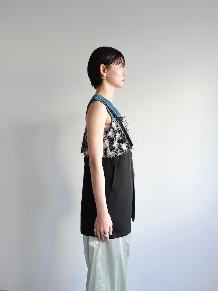 Mesh Layered Zip Top｜メッシュレイヤードトップス – MARTE