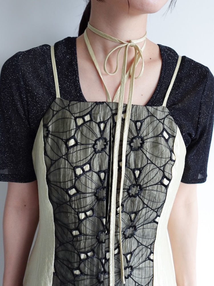 Flower Lace Shiny Dress｜フラワーレースシャイニードレス – MARTE