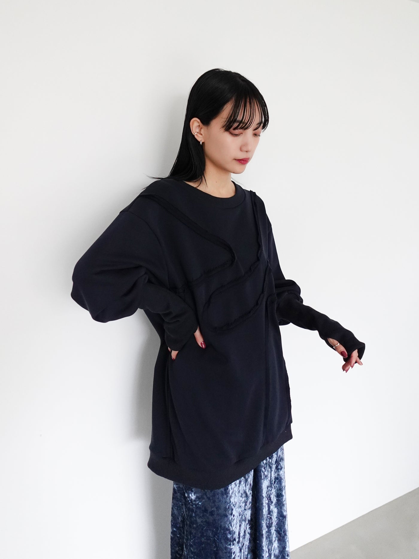 モデル身長：158cm / カラー：Navy