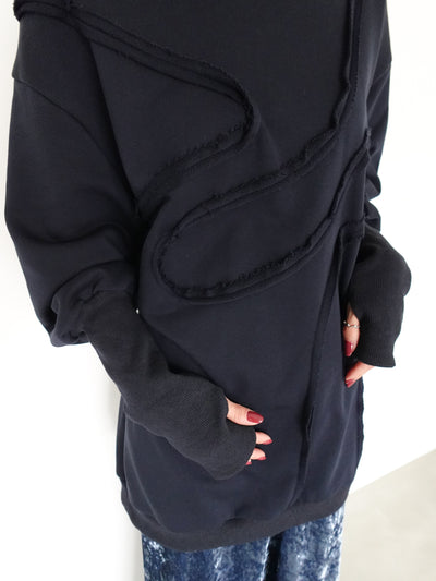 モデル身長：158cm / カラー：Navy