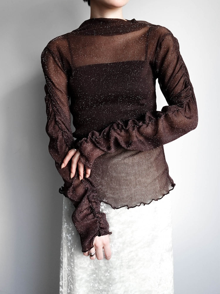 モデル身長：162cm / カラー：Brown