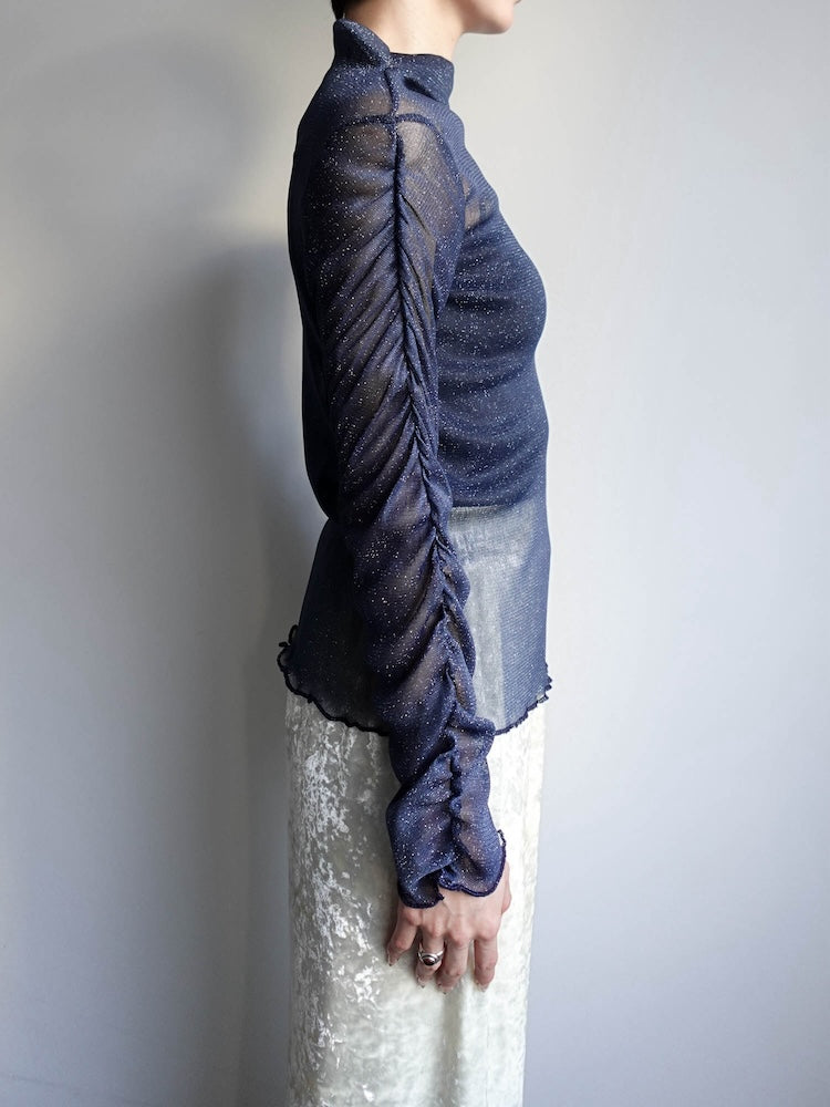 モデル身長：162cm / カラー：Navy