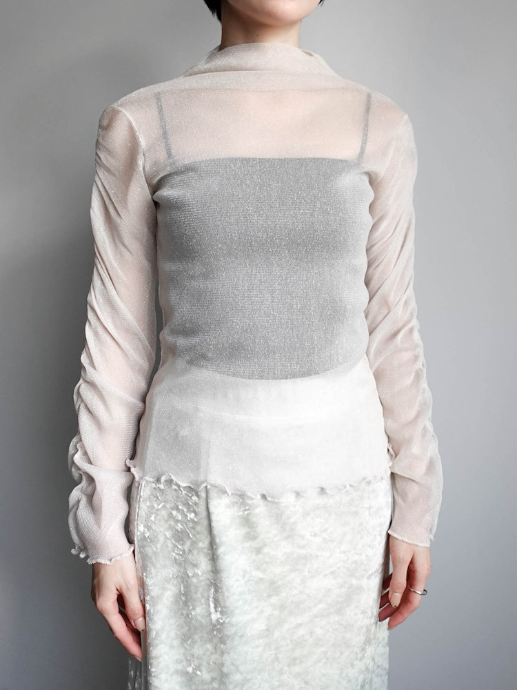 モデル身長：162cm / カラー：Ivory