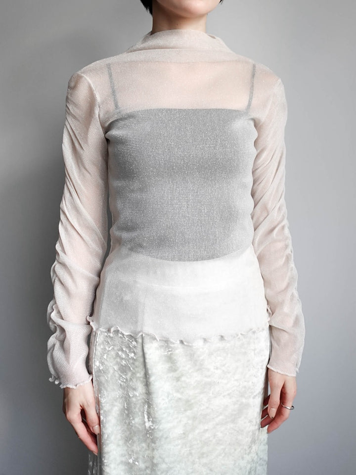 モデル身長：162cm / カラー：Ivory