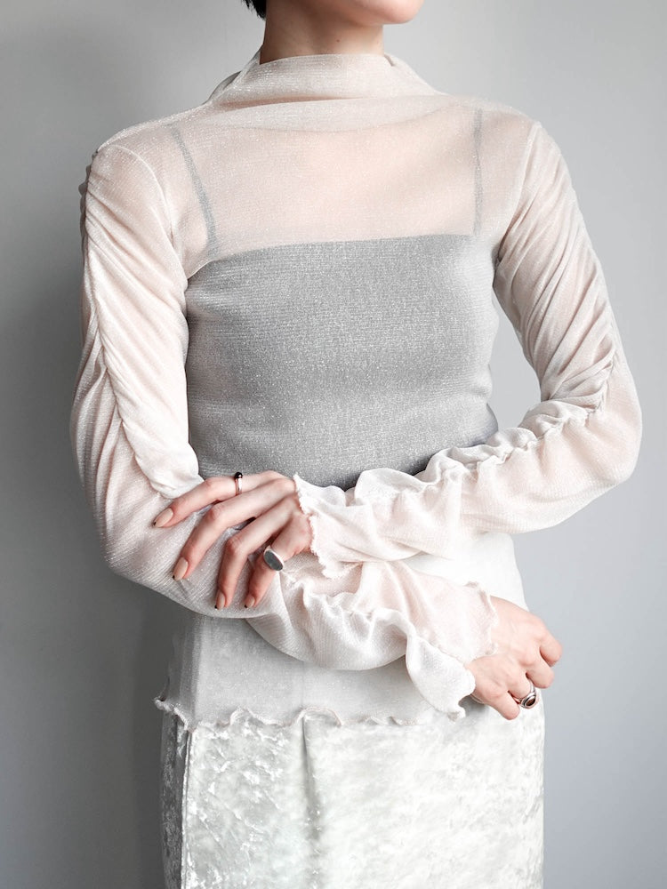 モデル身長：162cm / カラー：Ivory