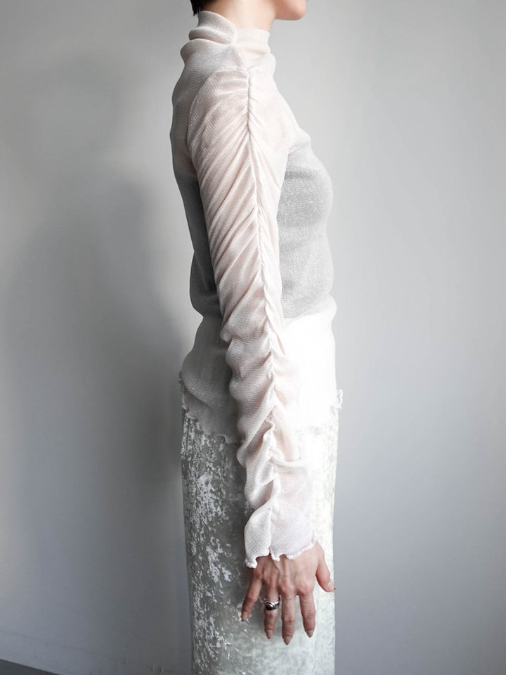 モデル身長：162cm / カラー：Ivory