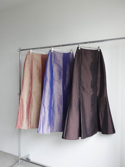 Nylon Chambray Skirt