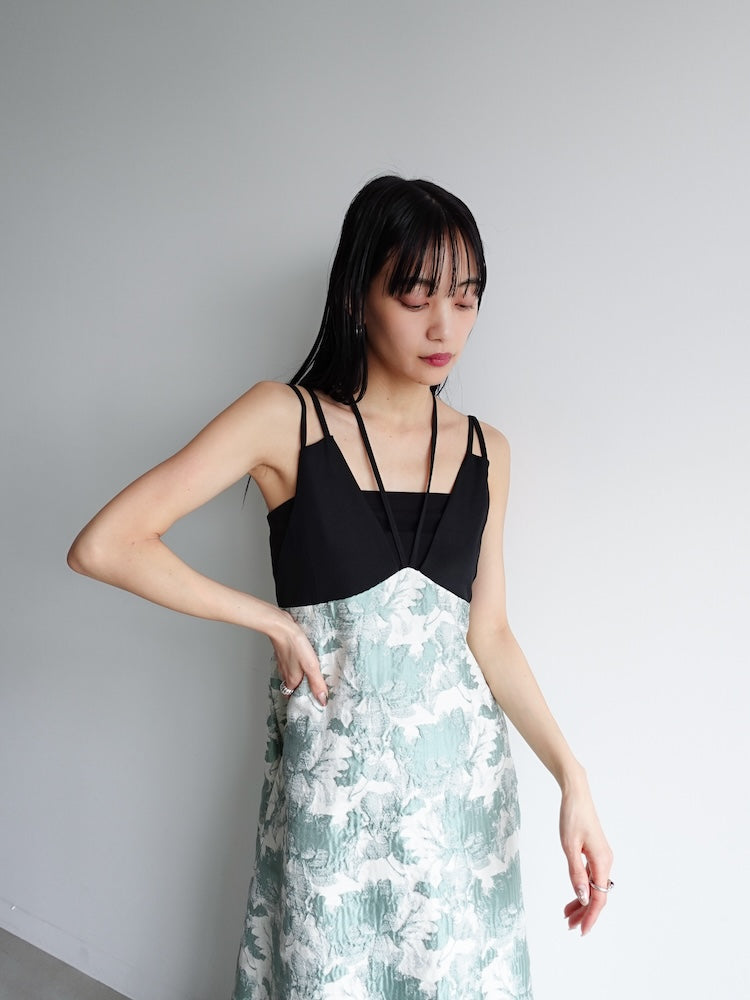 Flower Jacquard Camisole 【sahara MARTE】 Flower Jacquard Camisole 【sahara MARTE】