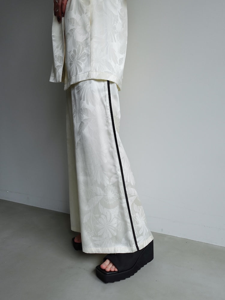 Satin Jacquard Pants｜サテンジャガードパンツ – MARTE