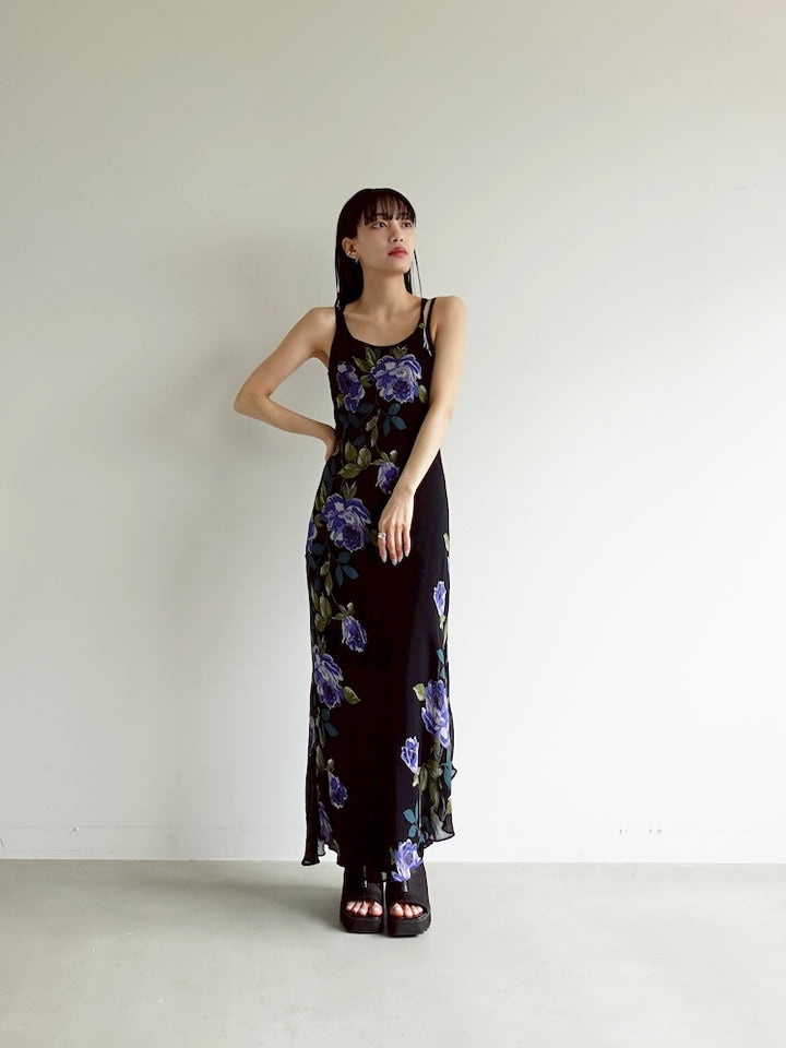 Back Cross Camisole Dress