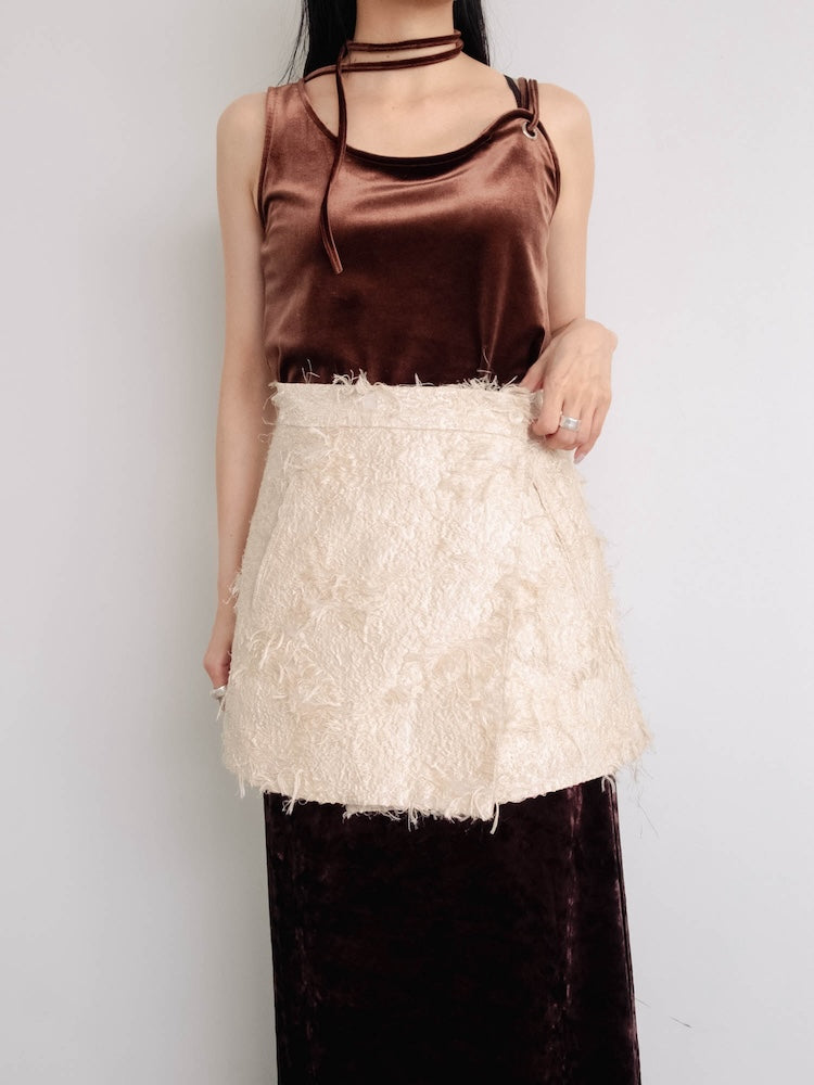 モデル身長：158cm / カラー：Ivory