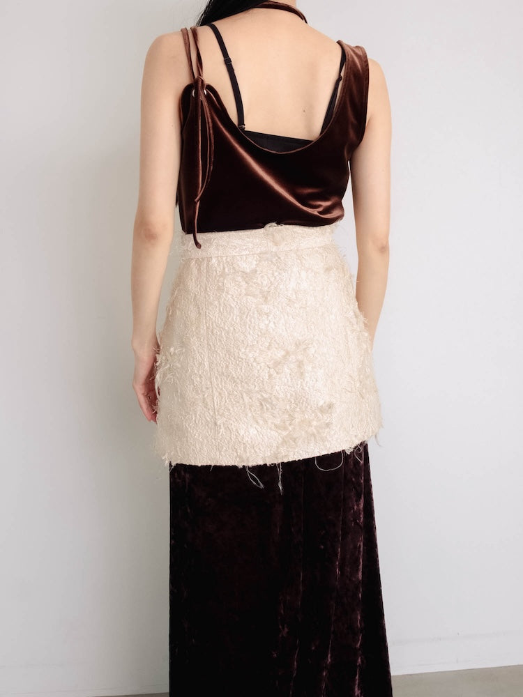 モデル身長：158cm / カラー：Ivory
