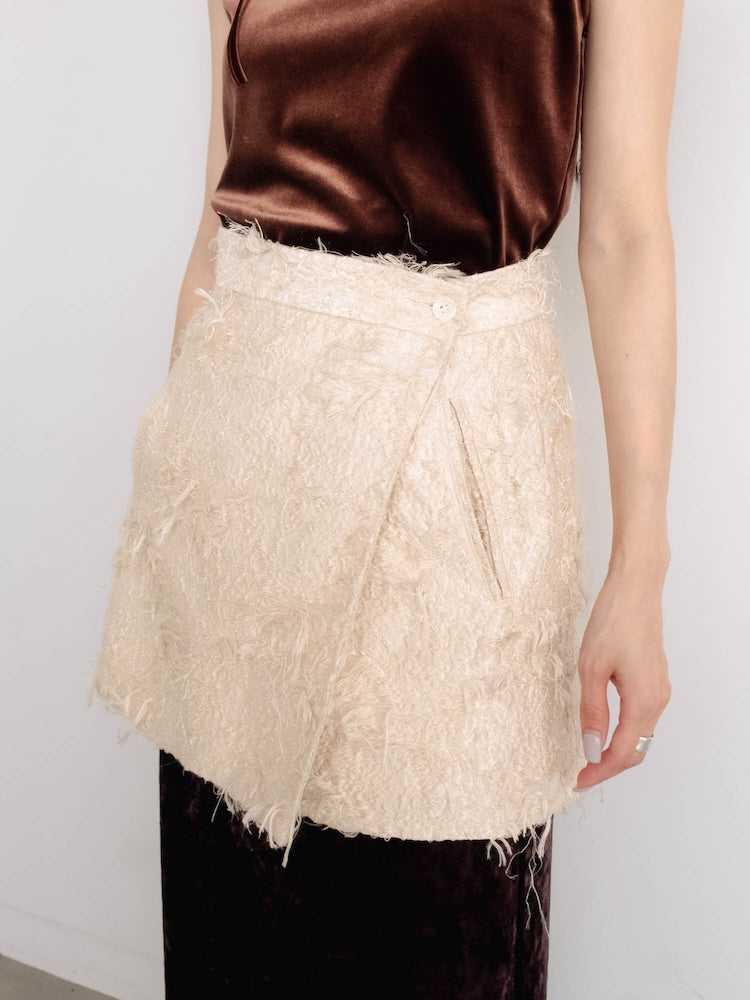 モデル身長：158cm / カラー：Ivory