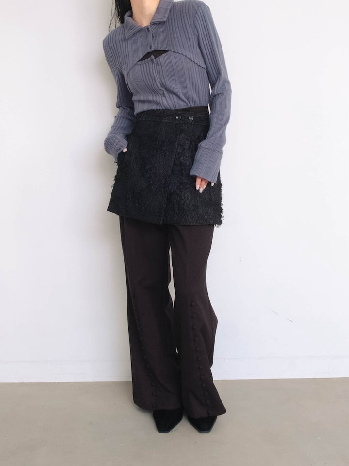モデル身長：158cm / カラー：Black