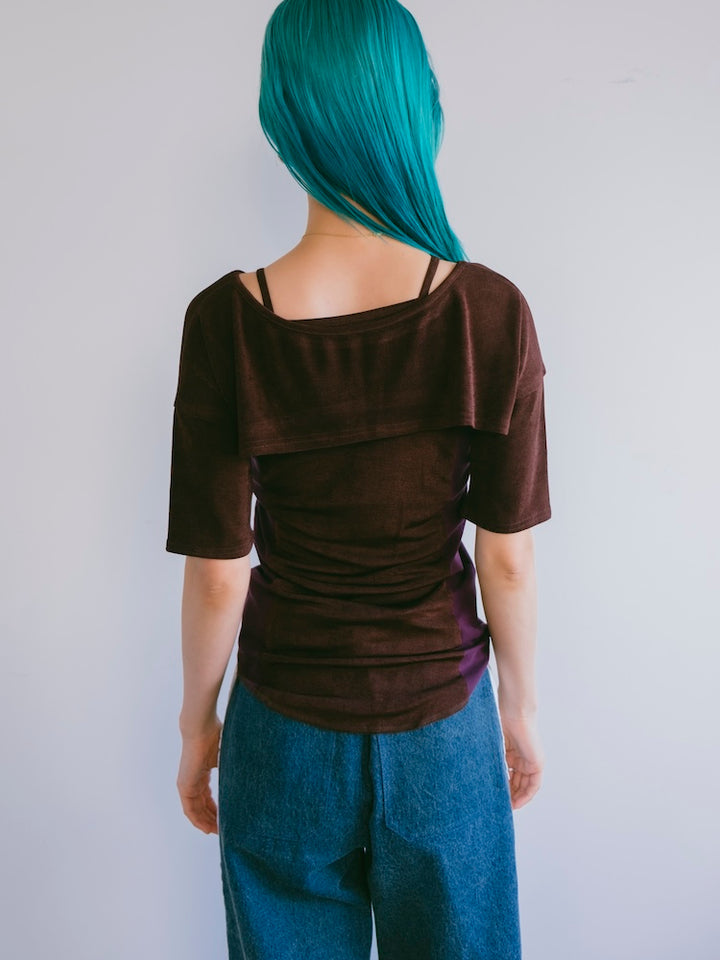 モデル身長：167cm / カラー：RedBrown