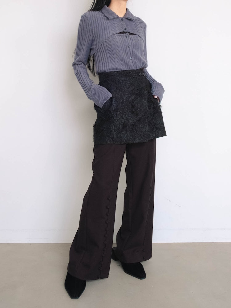 モデル身長：158cm / カラー：Black