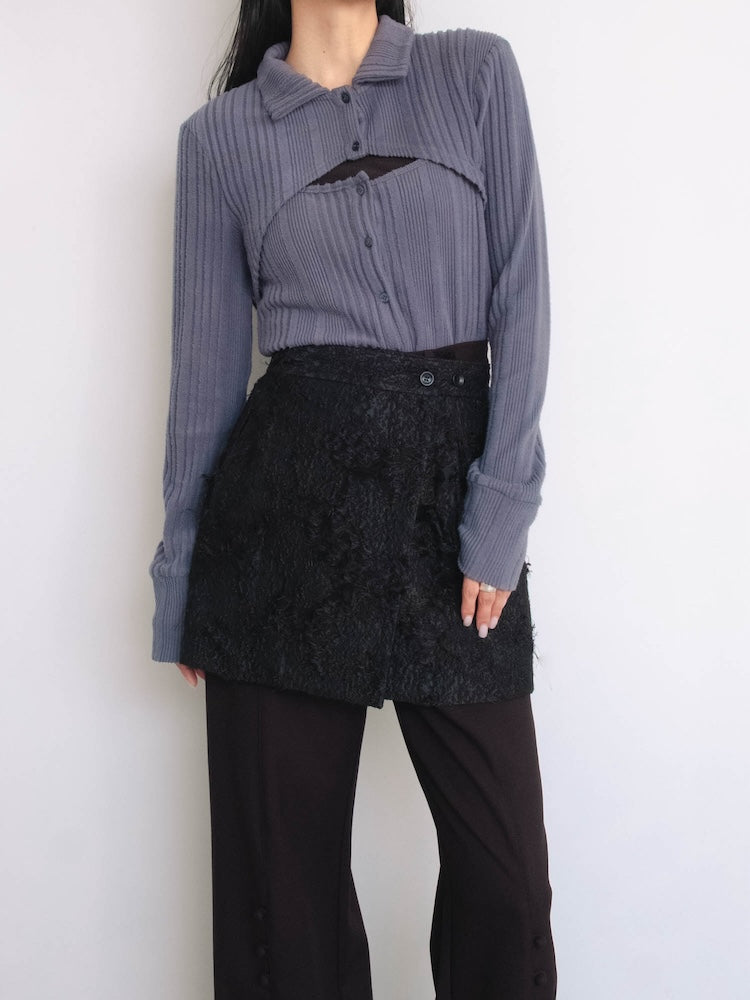 モデル身長：158cm / カラー：Black