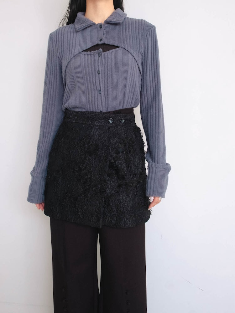 モデル身長：158cm / カラー：Black