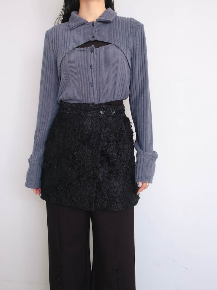モデル身長：158cm / カラー：Black