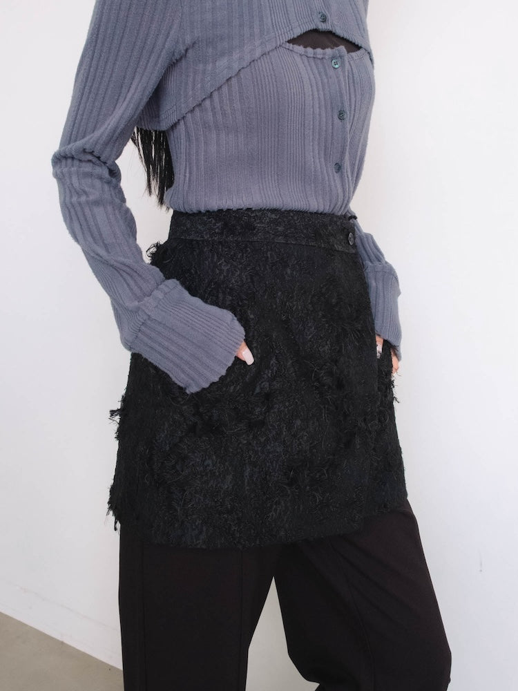 モデル身長：158cm / カラー：Black