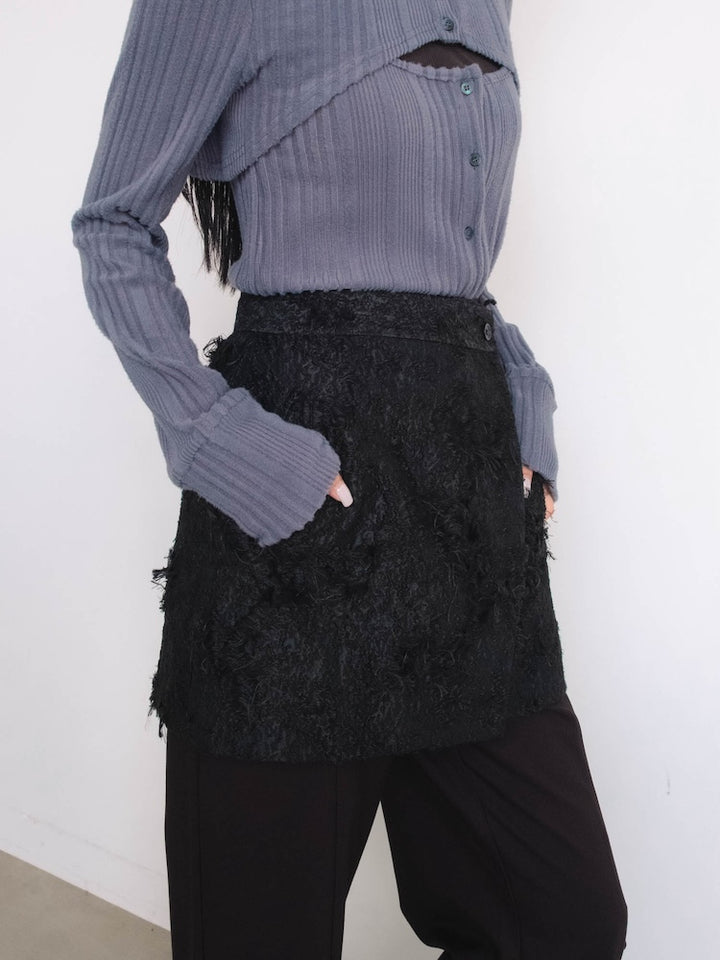 モデル身長：158cm / カラー：Black