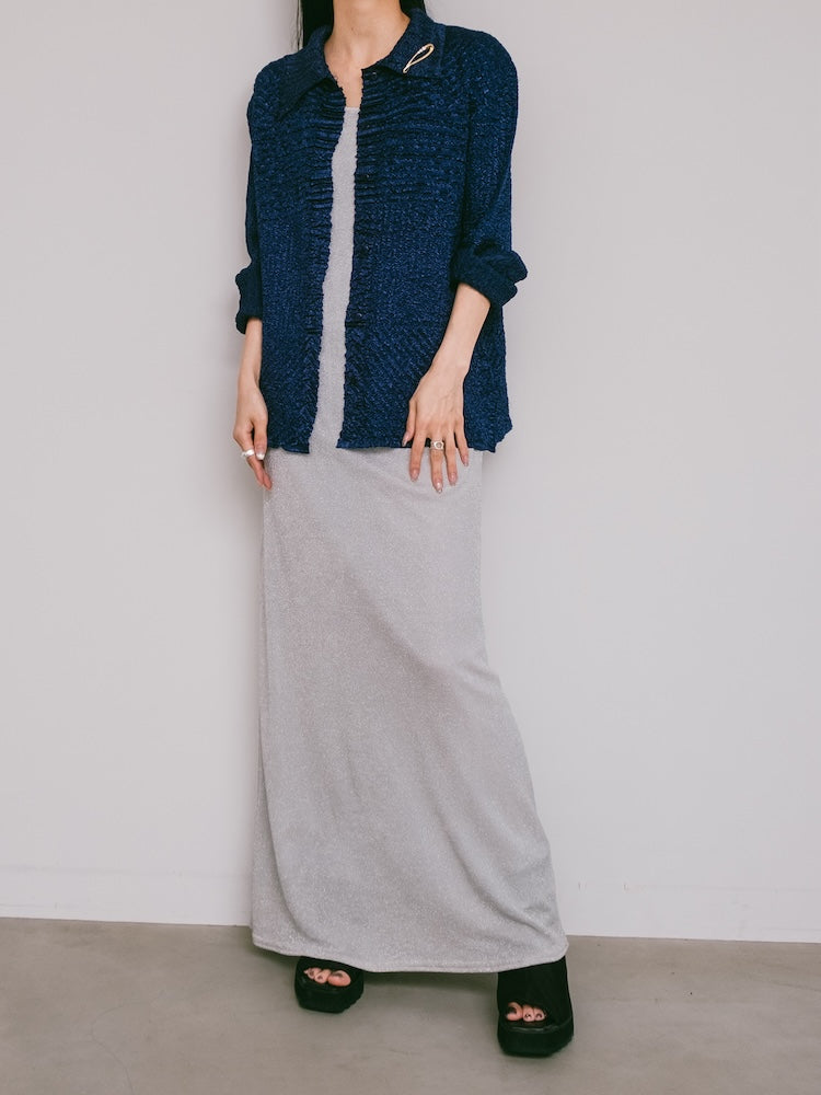 Random Pleats Shirt