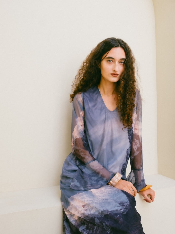 モデル身長：175cm / カラー：Blue