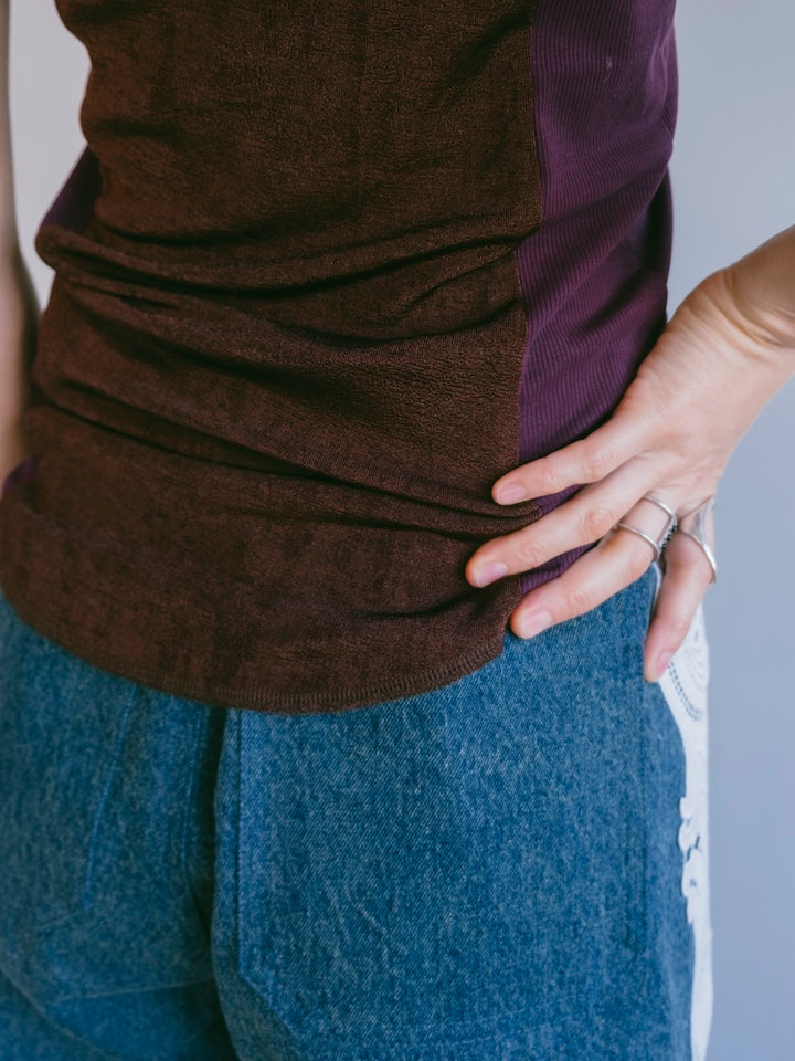 モデル身長：167cm / カラー：RedBrown