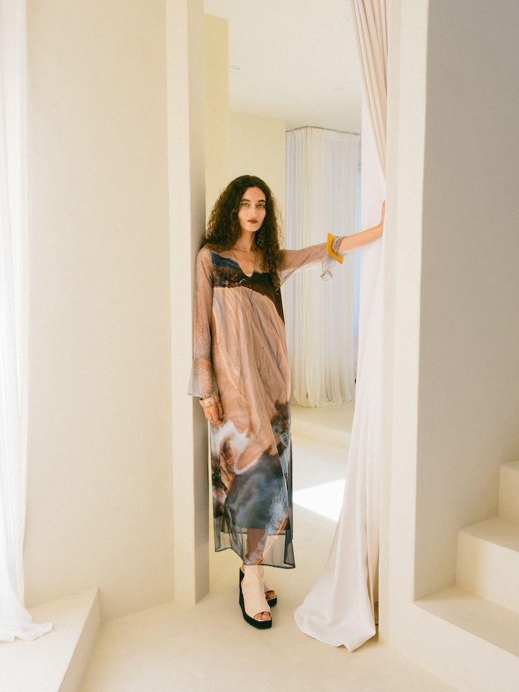 モデル身長：175cm / カラー：Beige