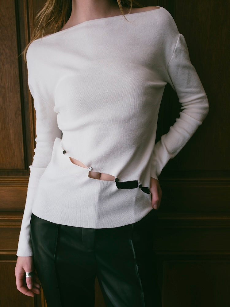 Multiway Ease One-Shoulder Knit